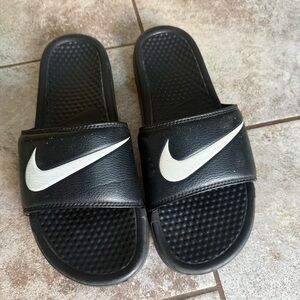 Nike Black Slide Sandals